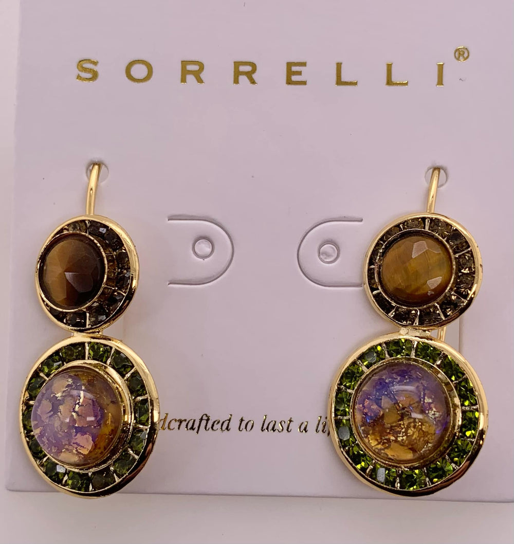 Sorrelli Double Halo Circle Earrings