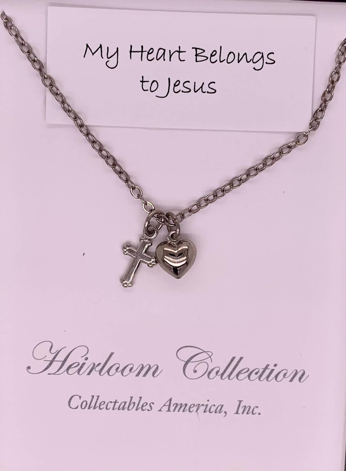 Heart and Cross Necklace