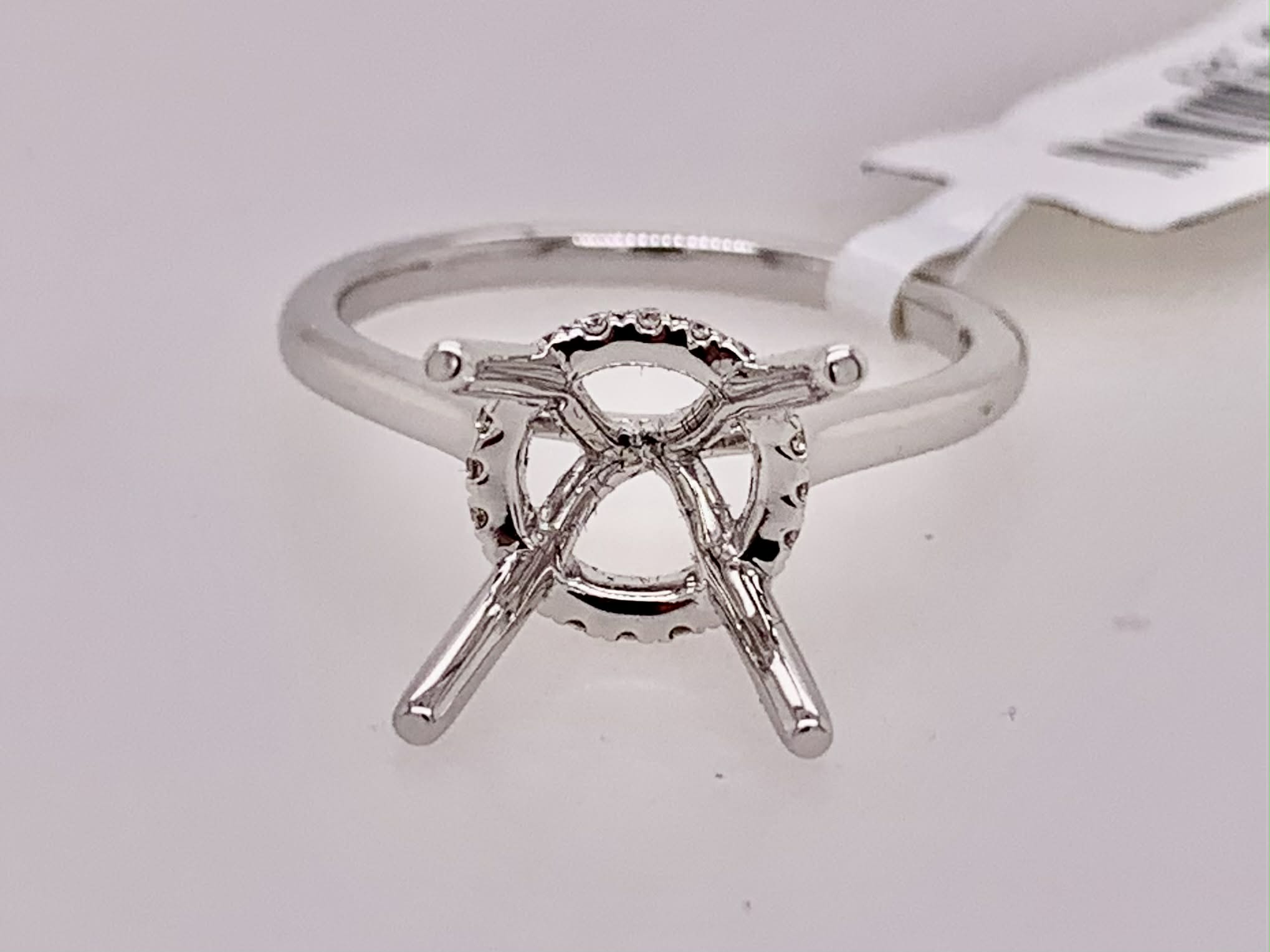 14K Diamond Semi Mount