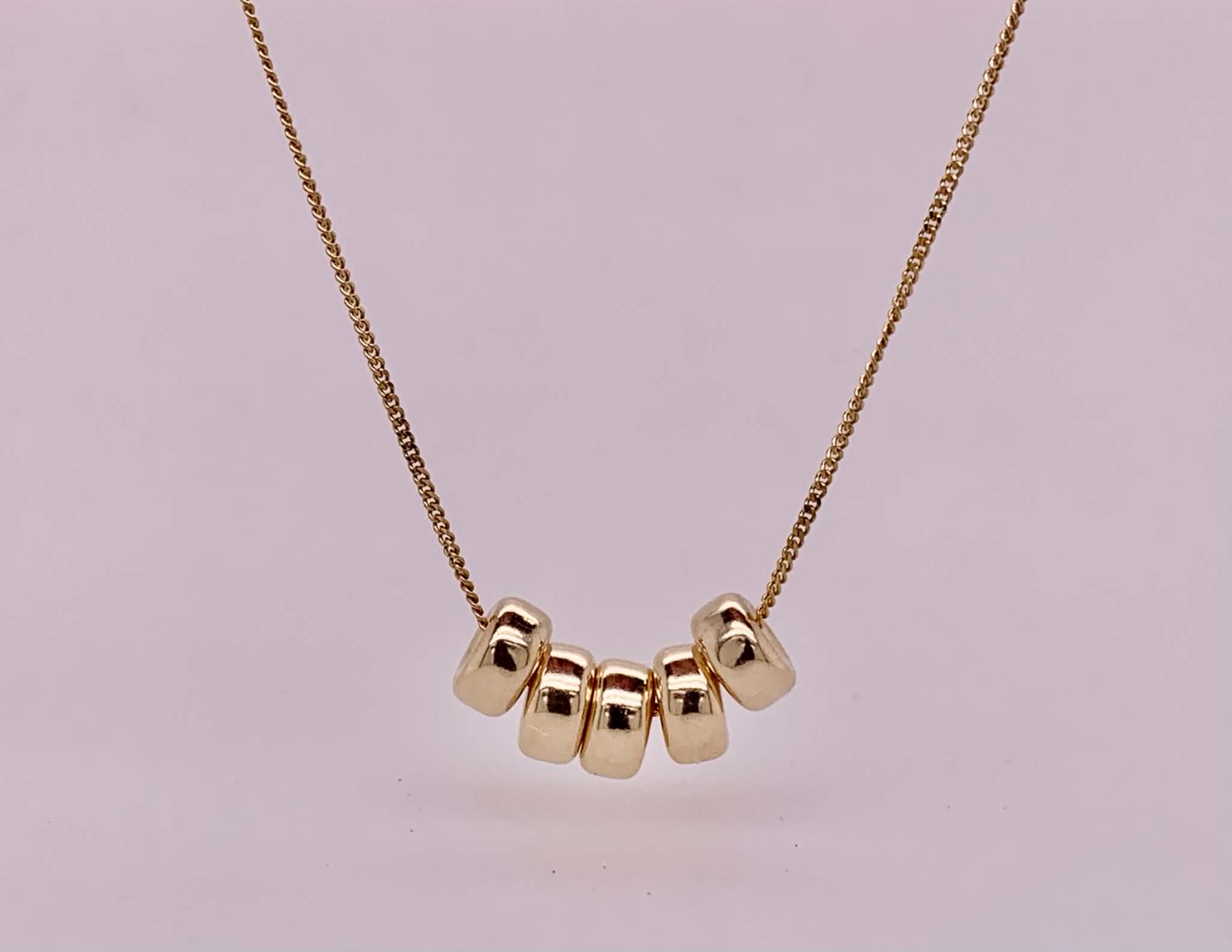 14K Roundel Necklace