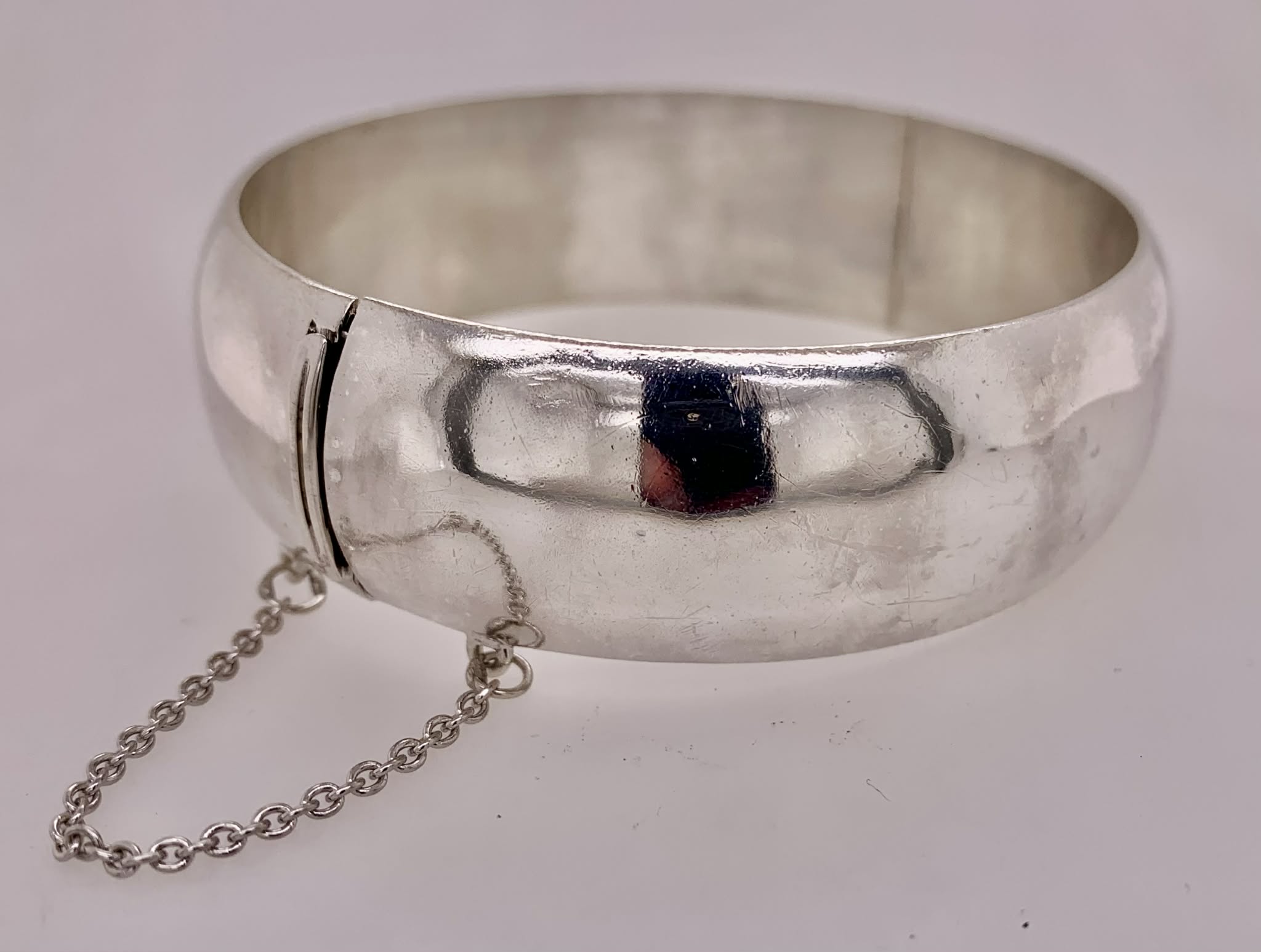Estate Sterling Silver Bangle