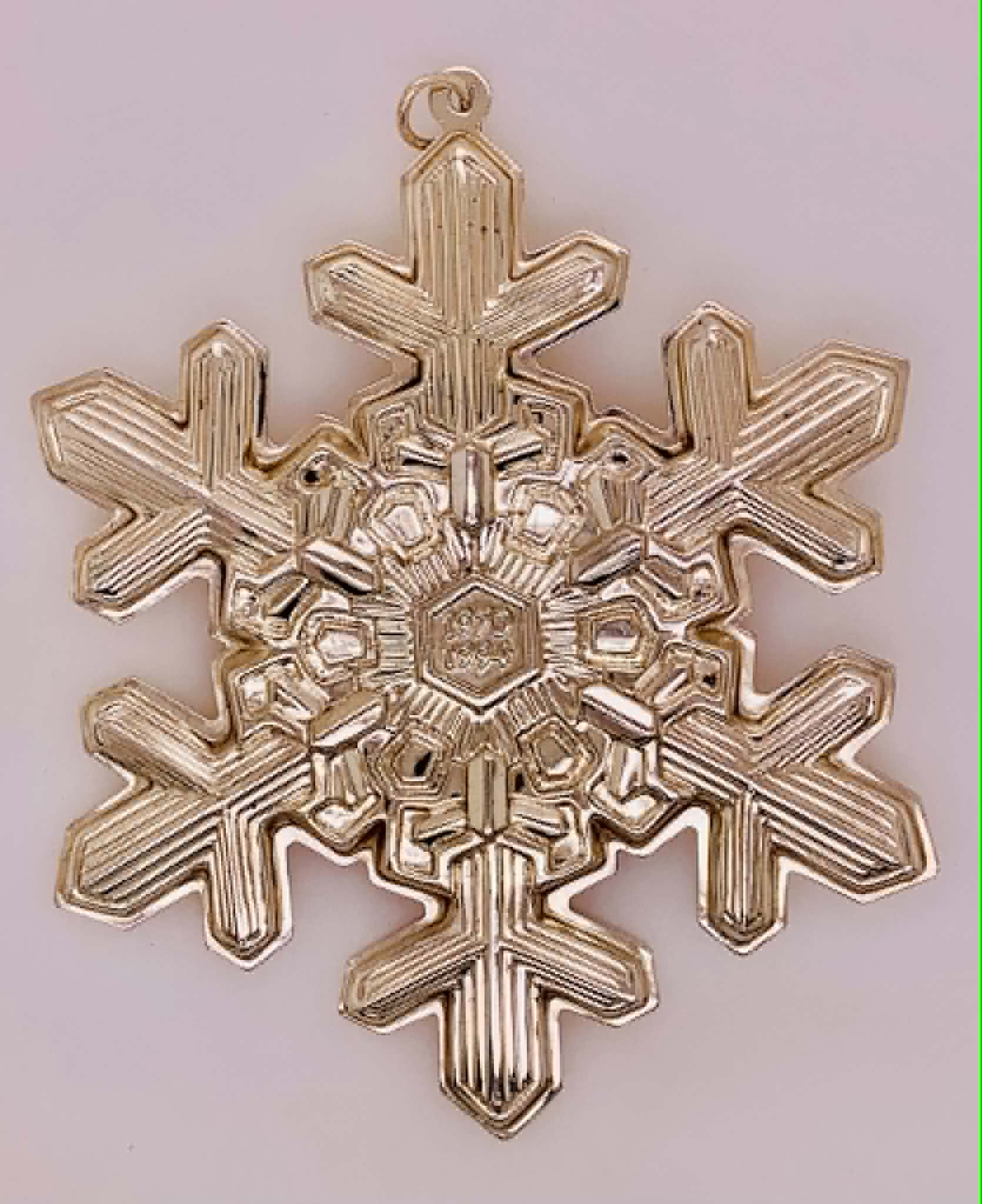 25th Anniversary Estate Sterling Silver Gorham Collectible Christmas Ornament