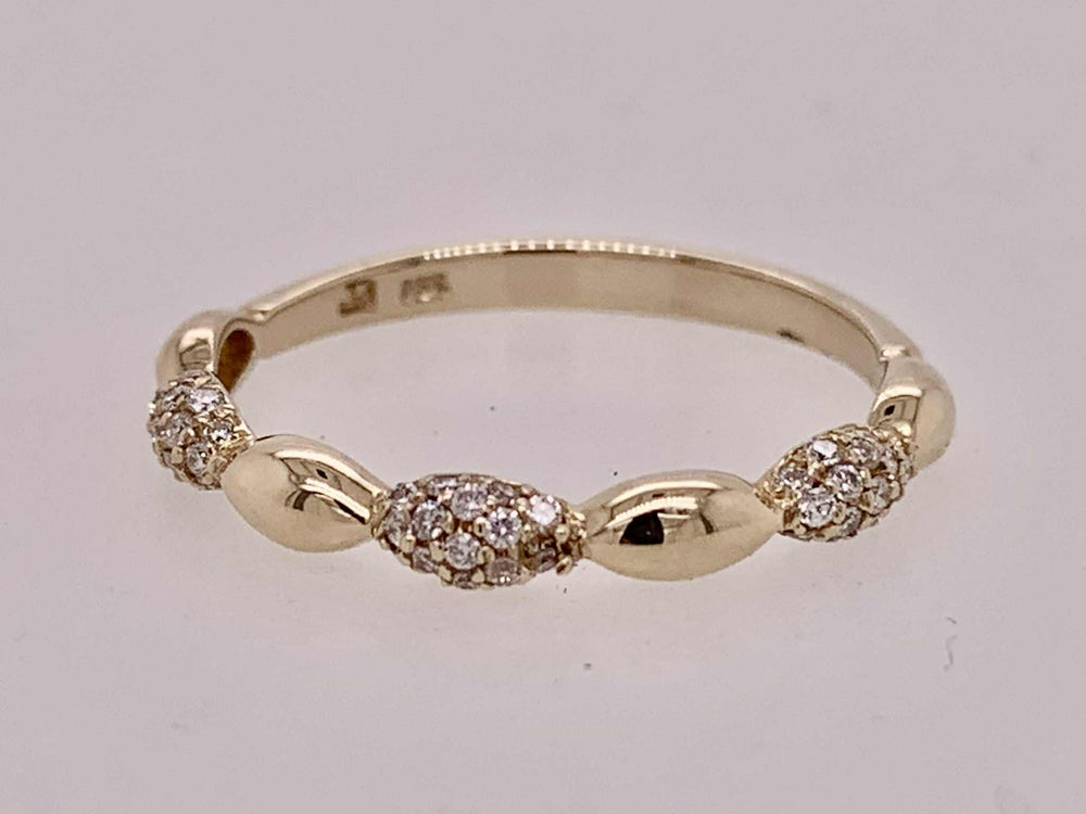 14K Diamond Band