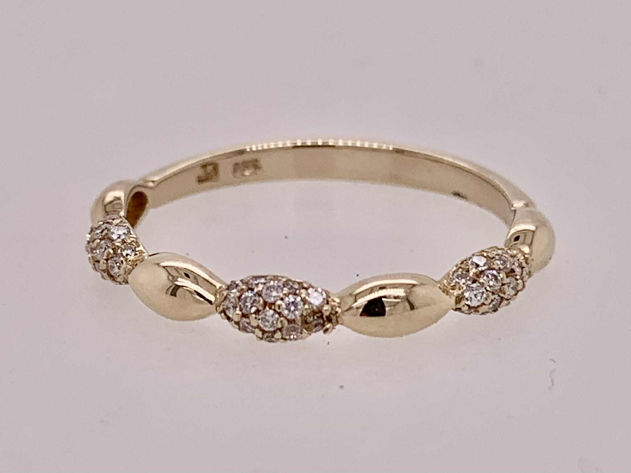 14K Diamond Band