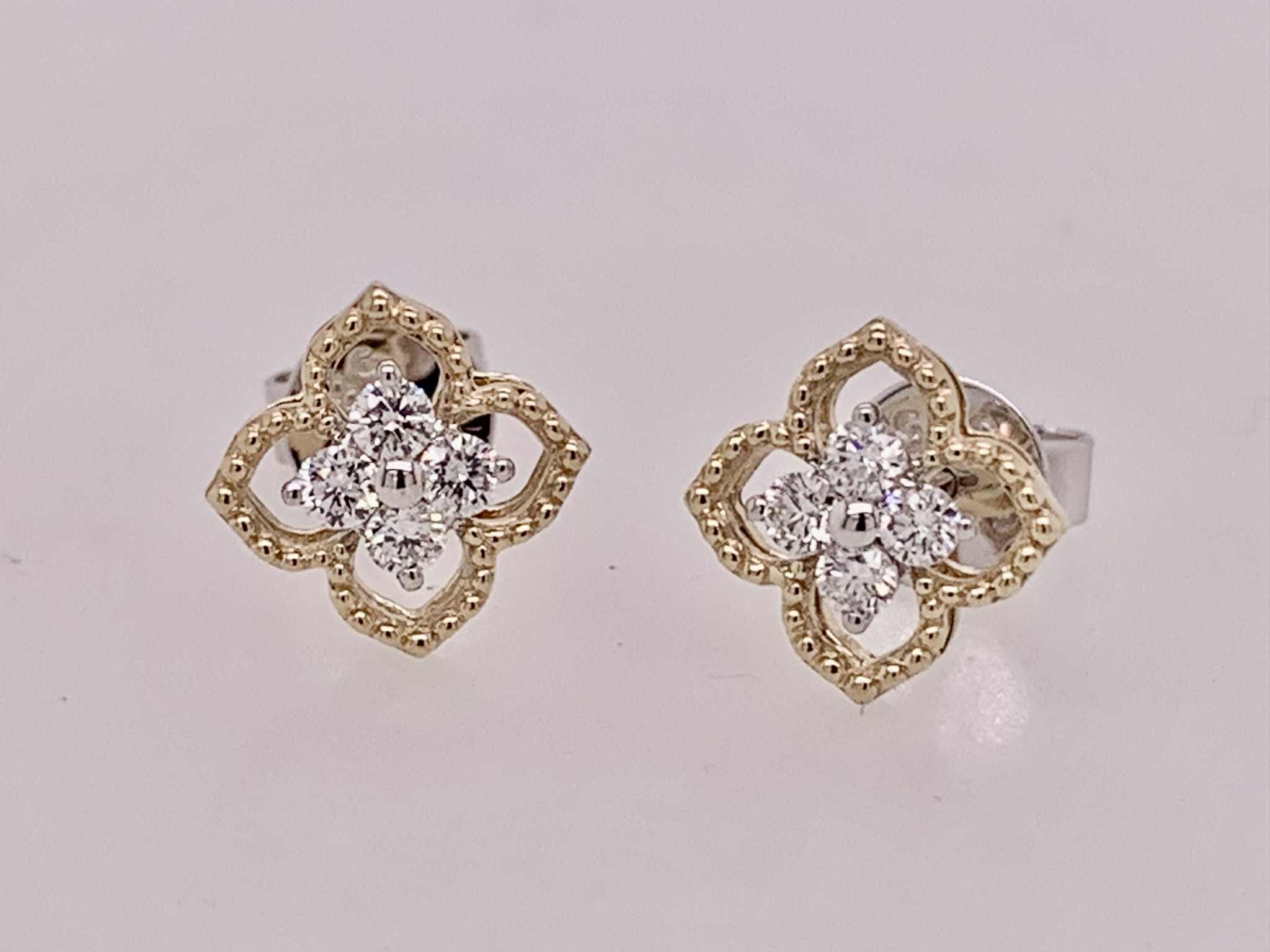 14K Diamond Earrings
