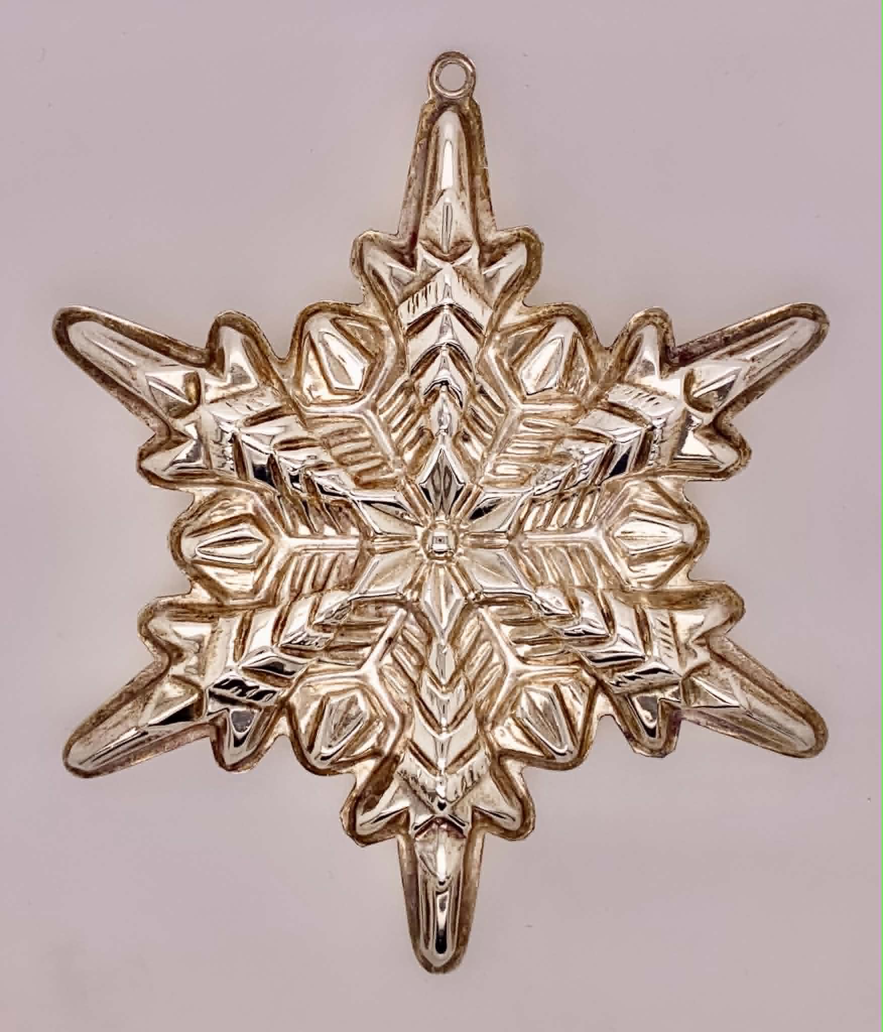 1972 Estate Sterling Silver Gorham Collectible Christmas Ornament