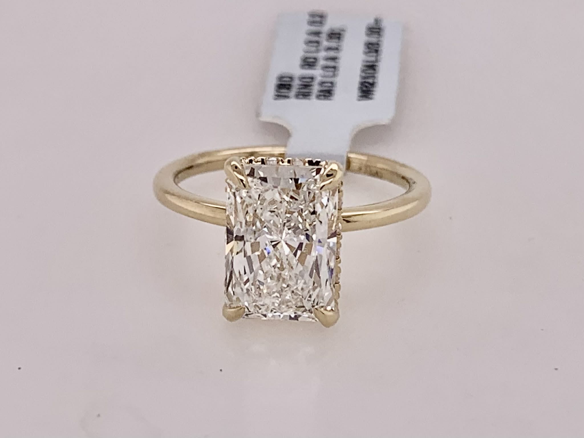 14K LAB Diamond Engagement Ring