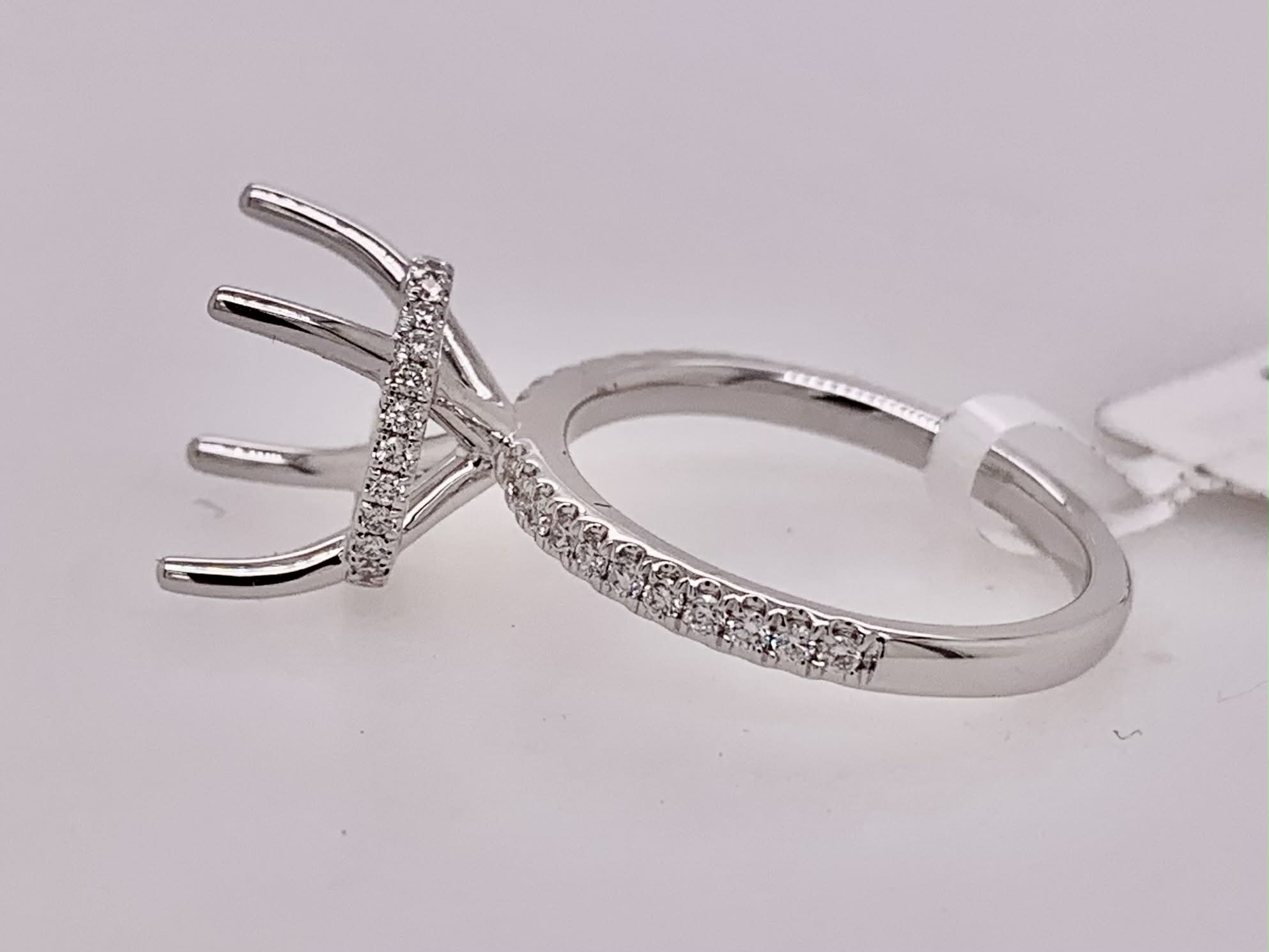 18K Diamond Semi-Mount
