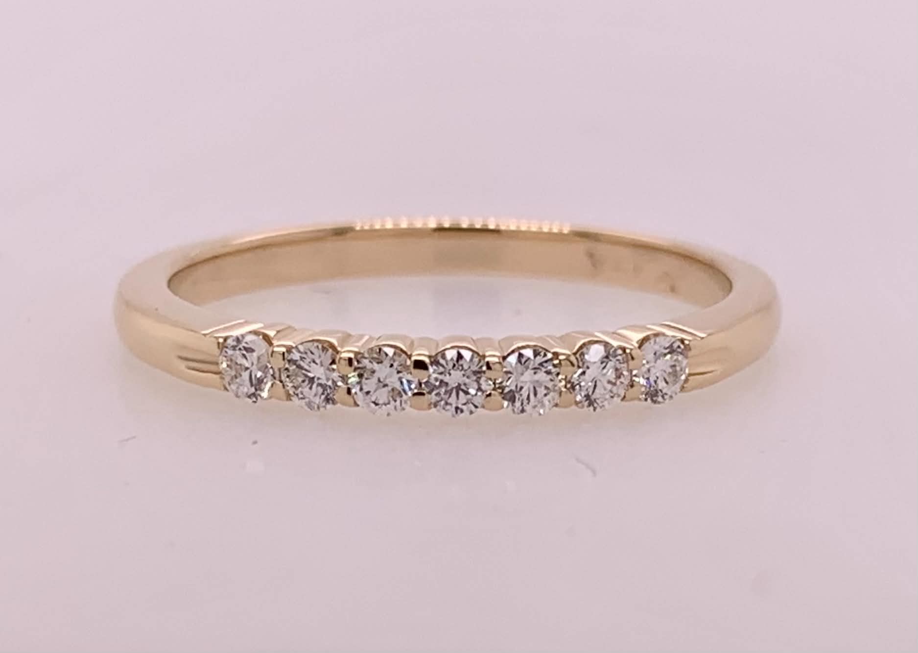 14K Diamond Anniversary Band