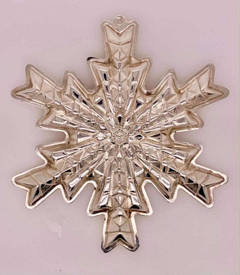 1978 Gorham Sterling Silver Snowflake Christmas Ornament