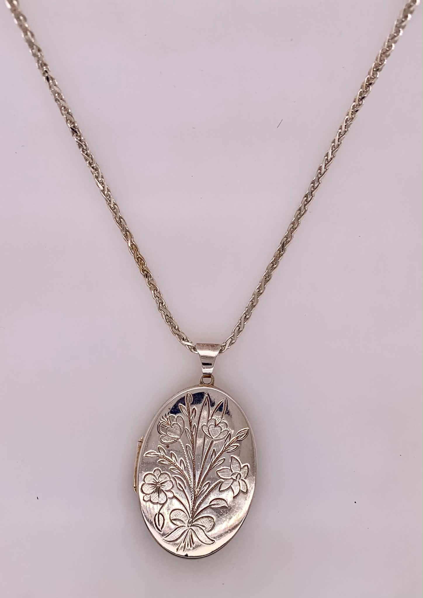 Estate Sterling Silver Locket
