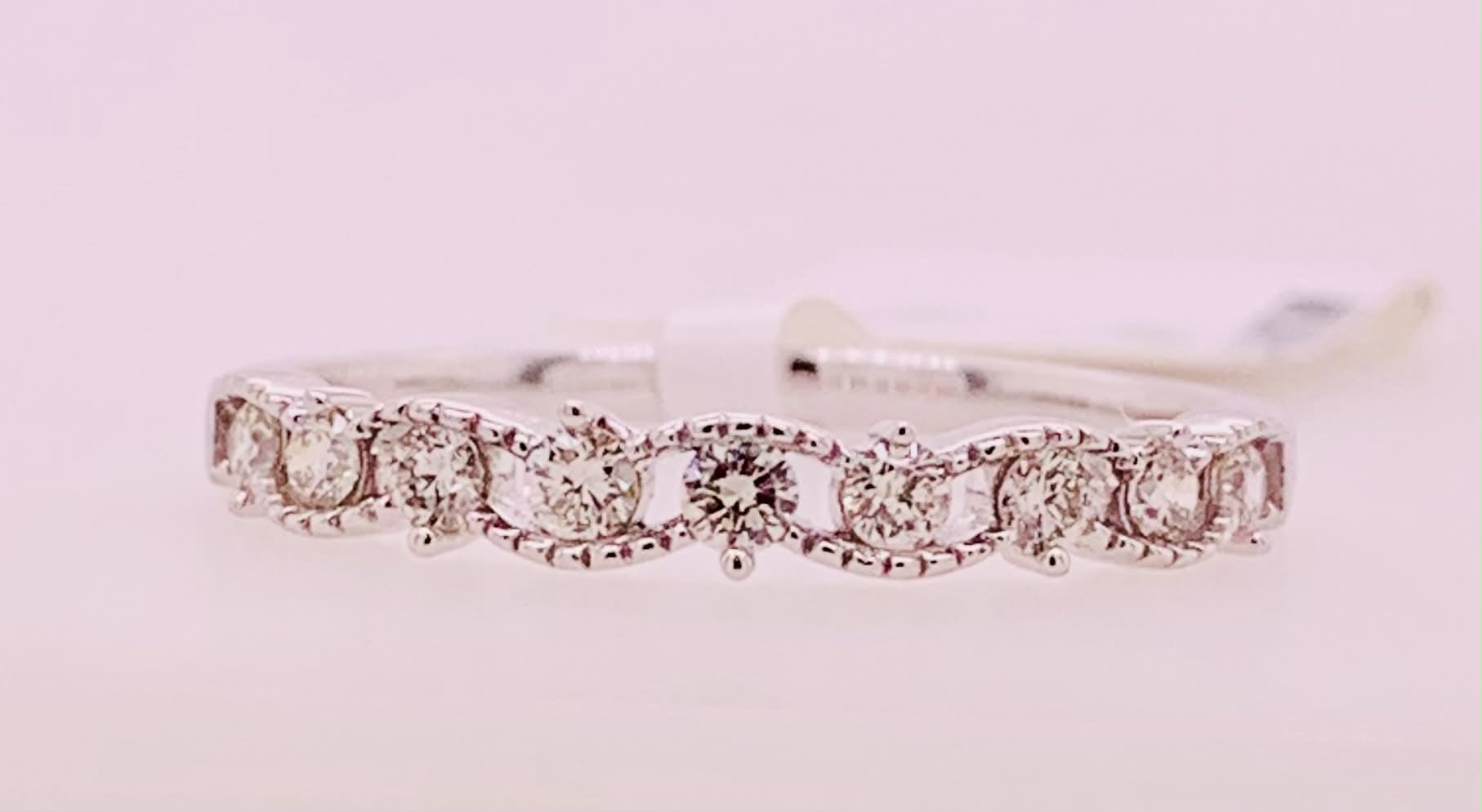 14K Diamond Band