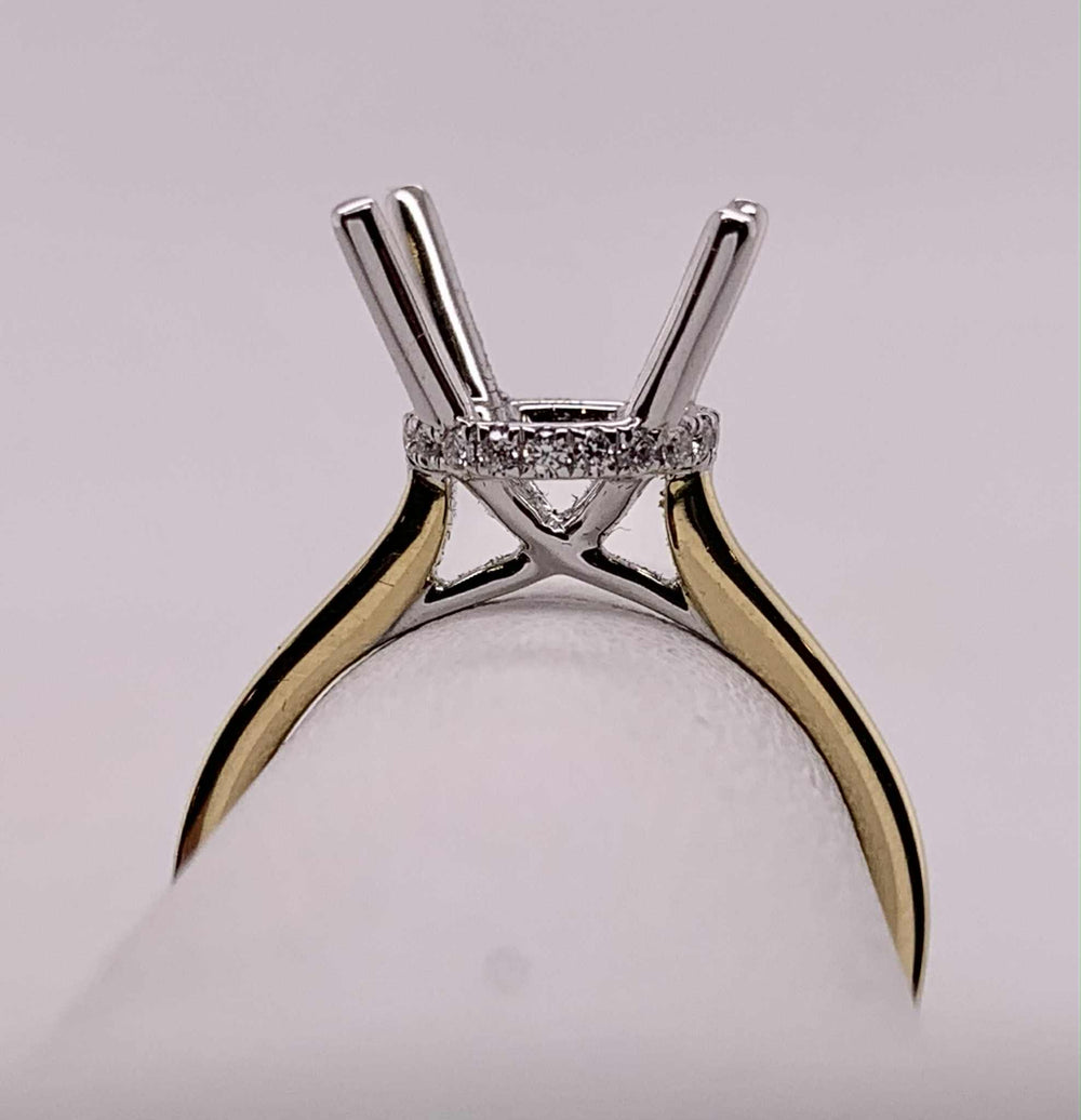 18K Diamond Semi Mount