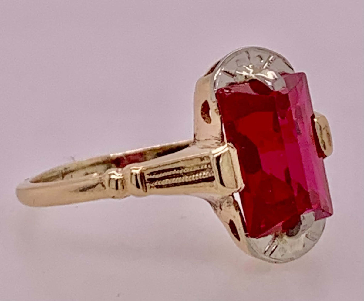 14K Estate Birthstone Ring