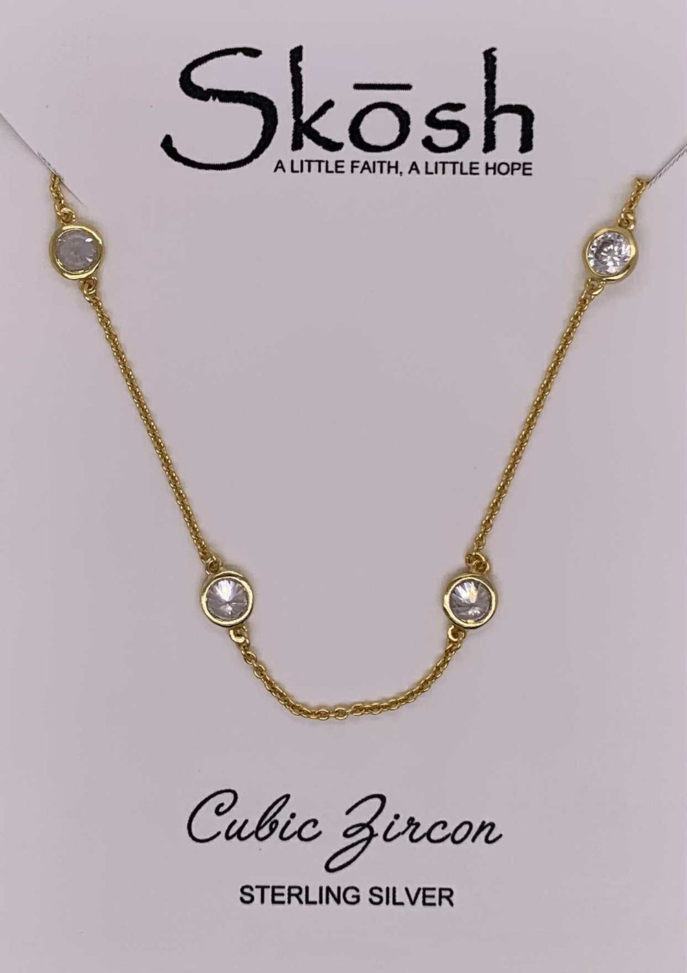 Skosh By the Inch CZ Necklace