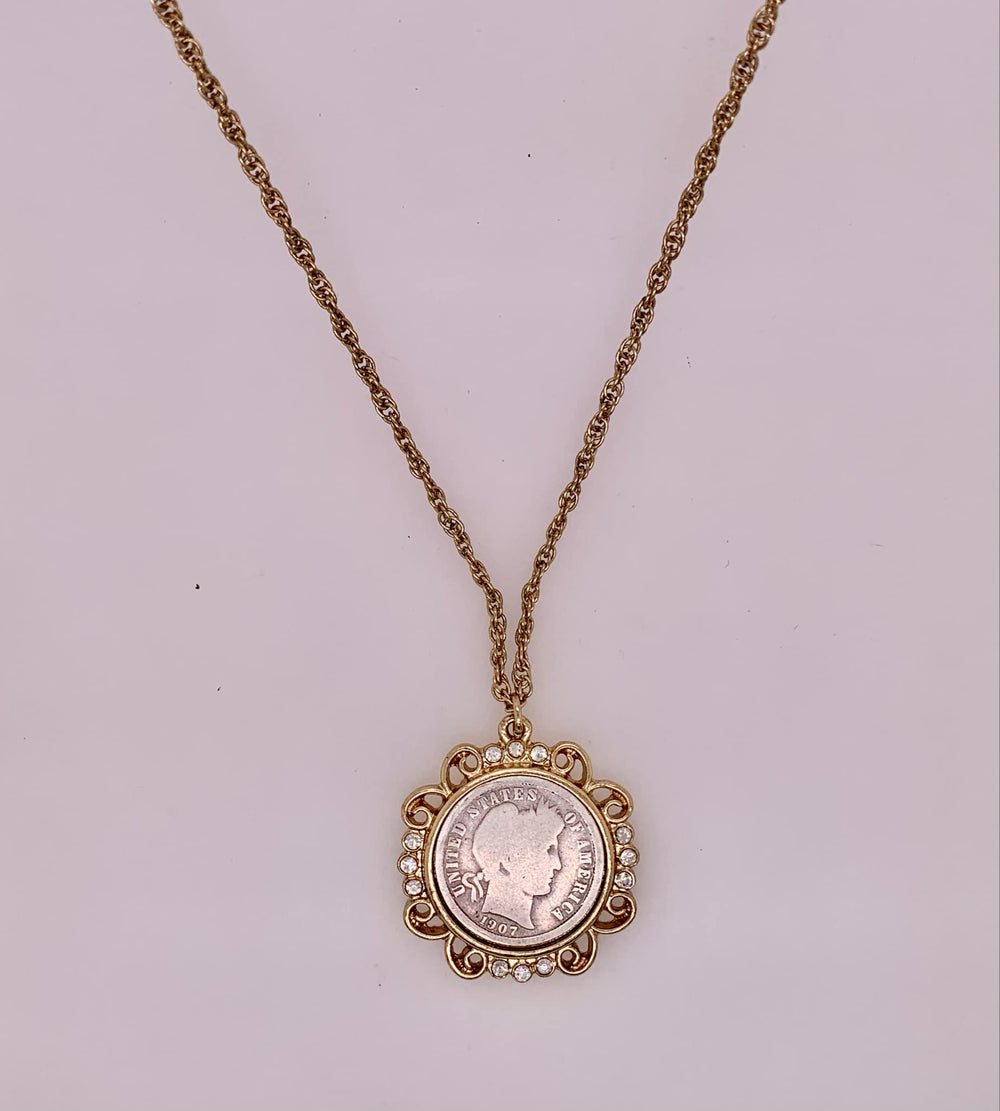 Vintage Coin Necklace