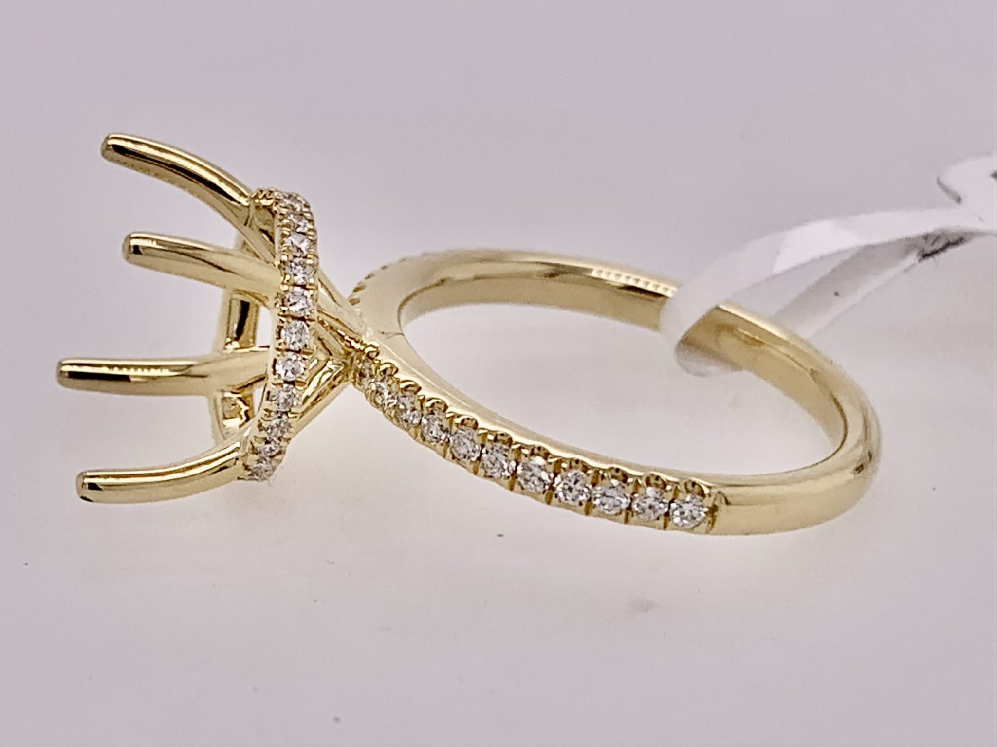 18K Diamond Semi-Mount