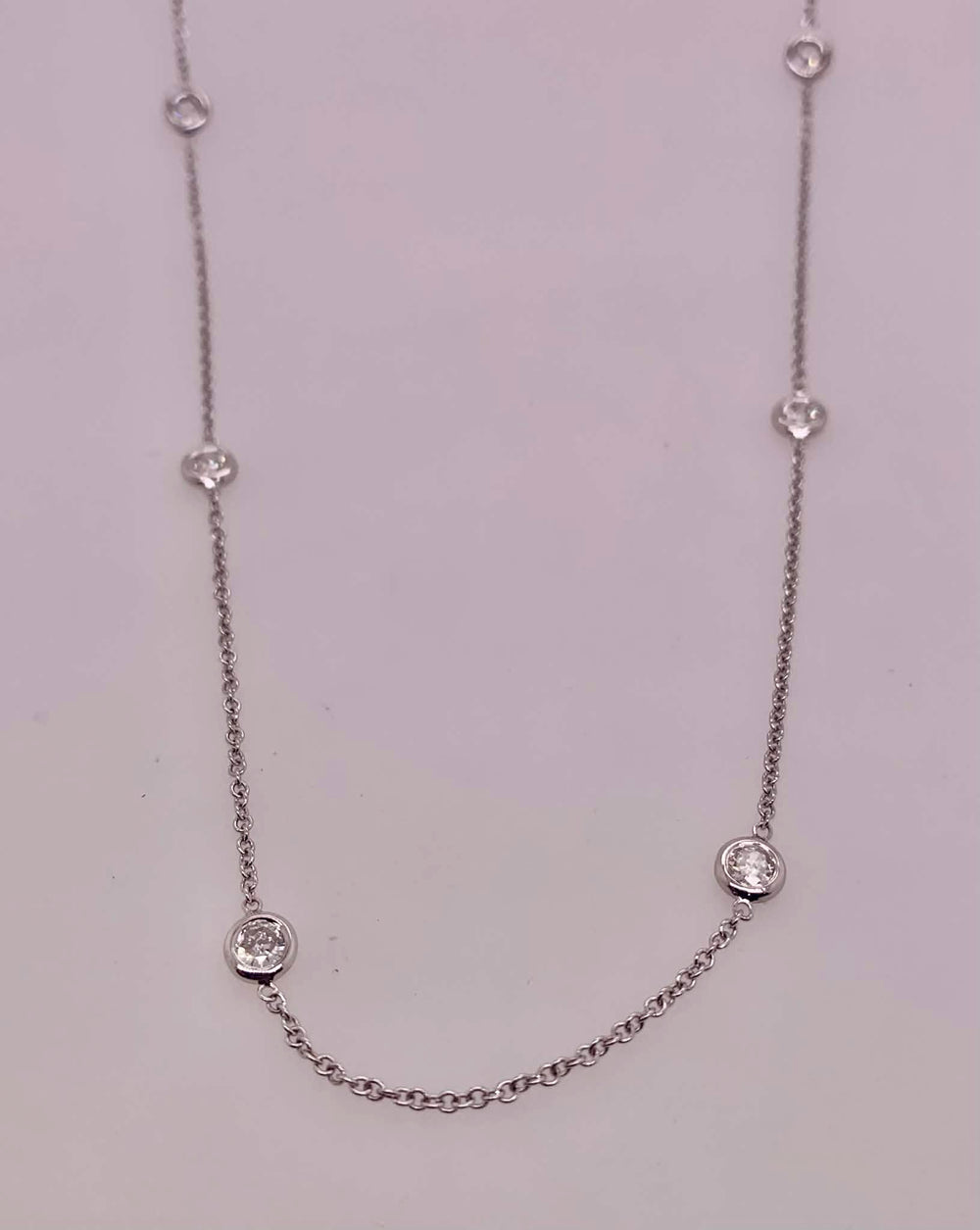 14K Diamonds by the Yard Necklace