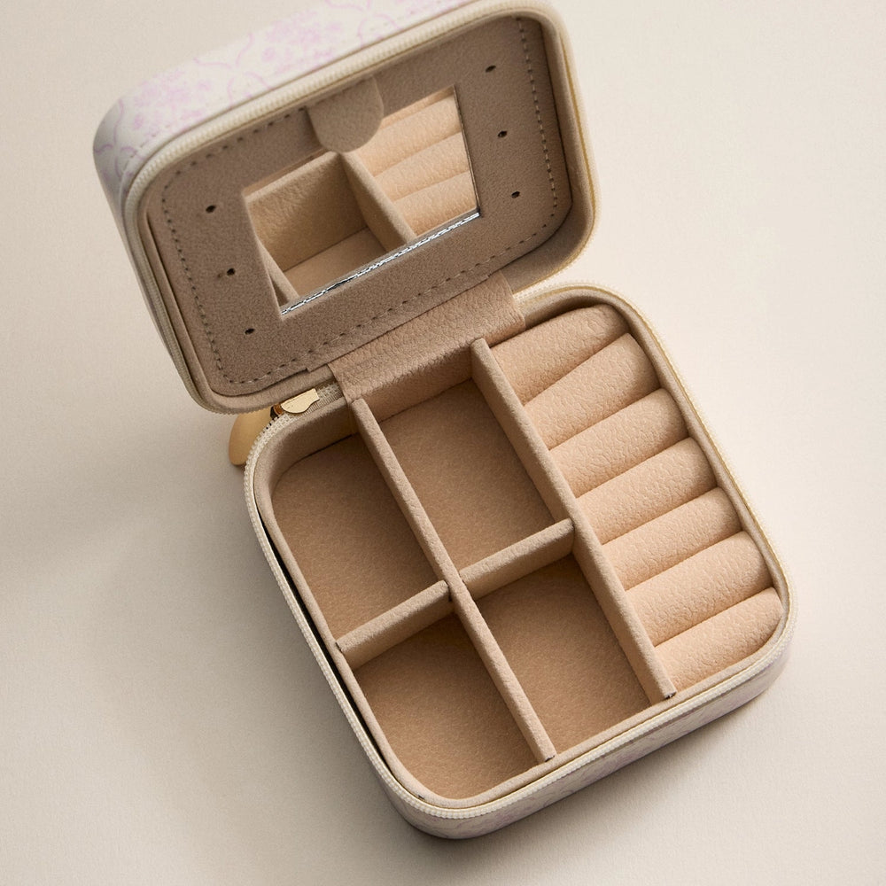 Floral Jewelry Travel Case