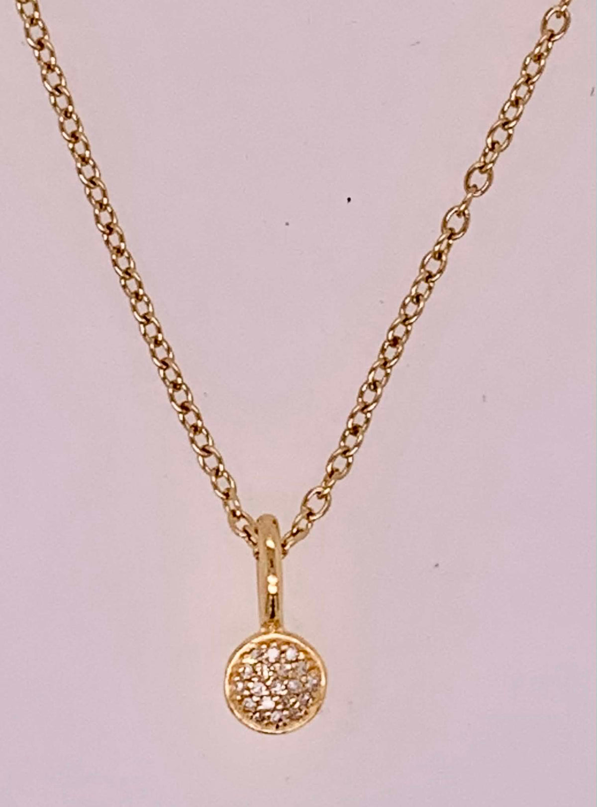 Ella Stein Small Circle Pendant Necklace