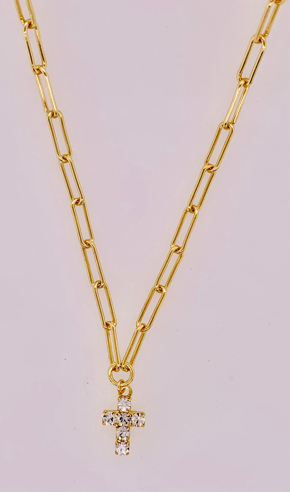 Carly Cross Pendant Necklace
