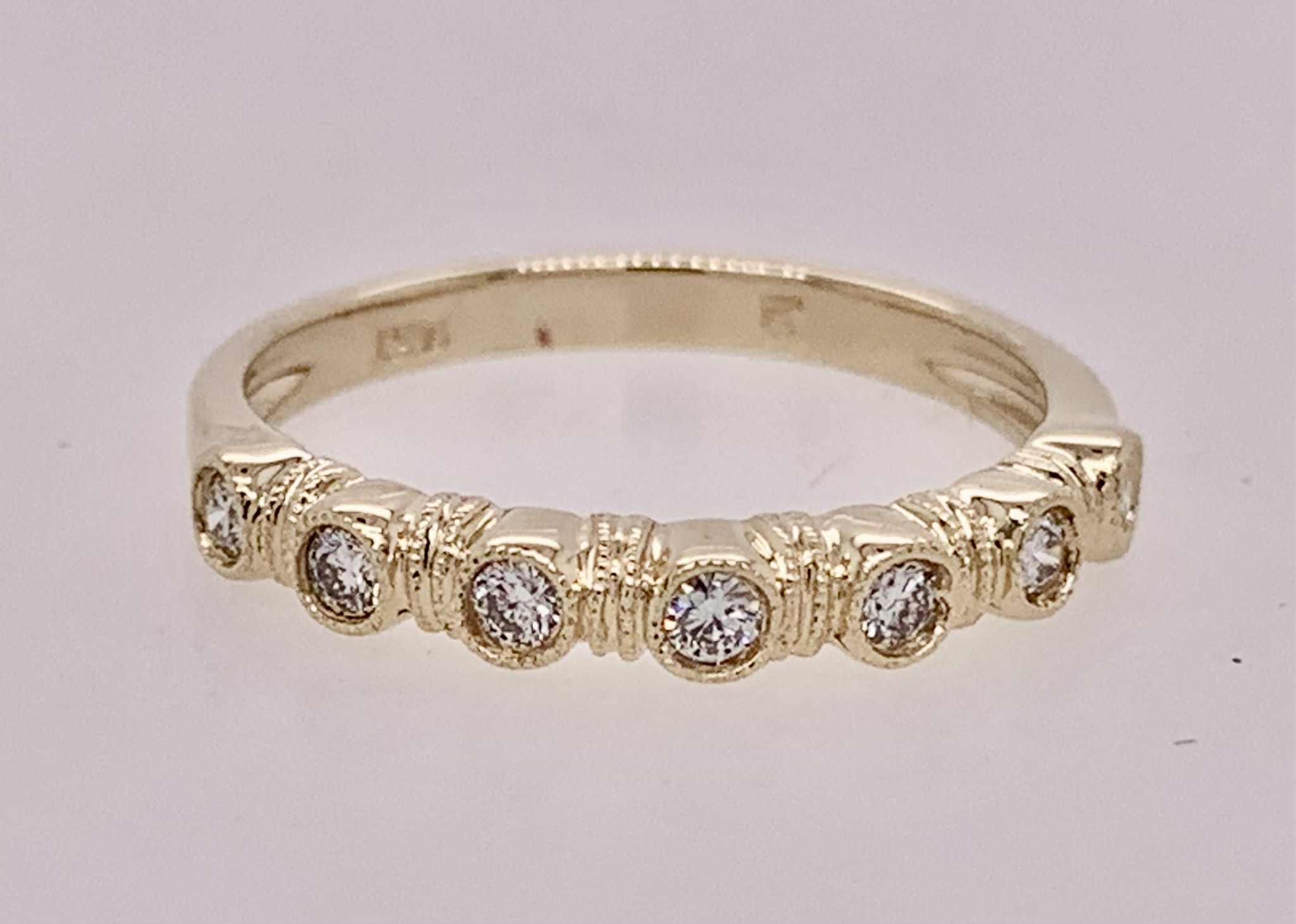14K Diamond Band Ring
