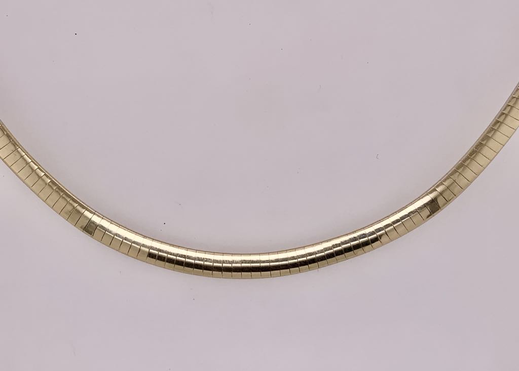 14K Estate Omega Necklace