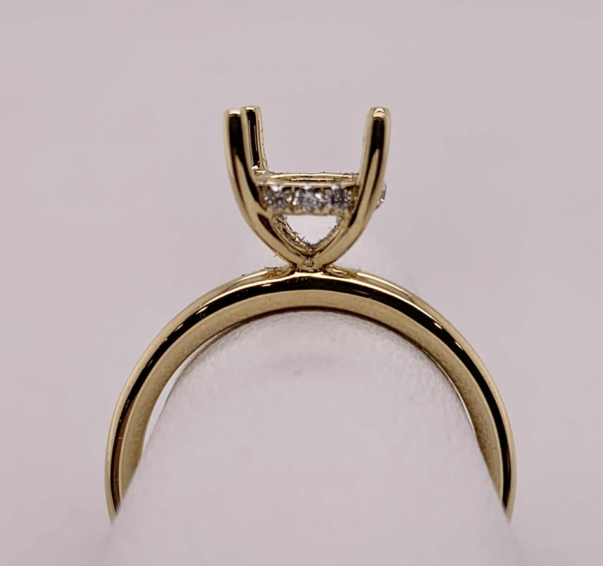 18K Diamond Semi Mount