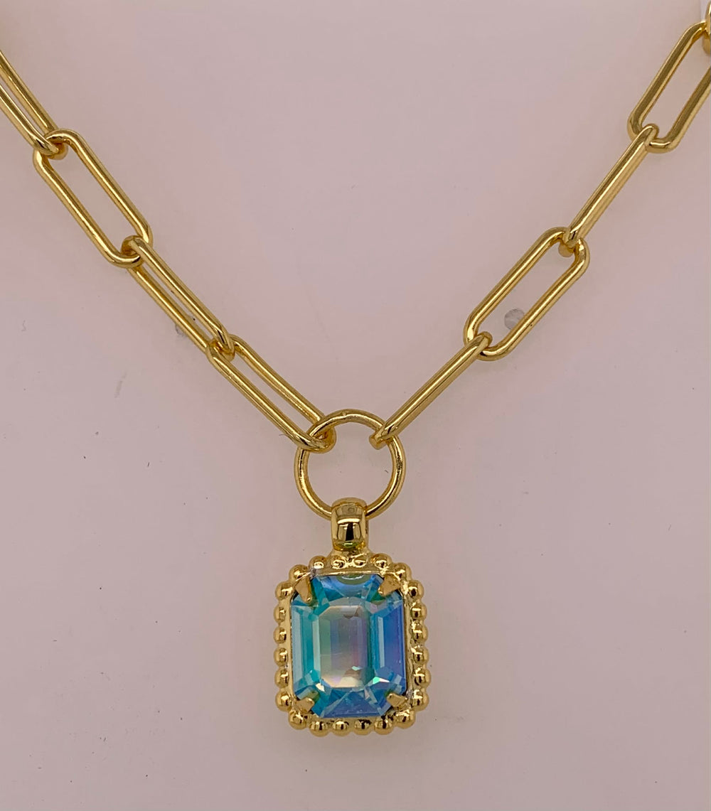 Octavia Scalloped Pendant Necklace