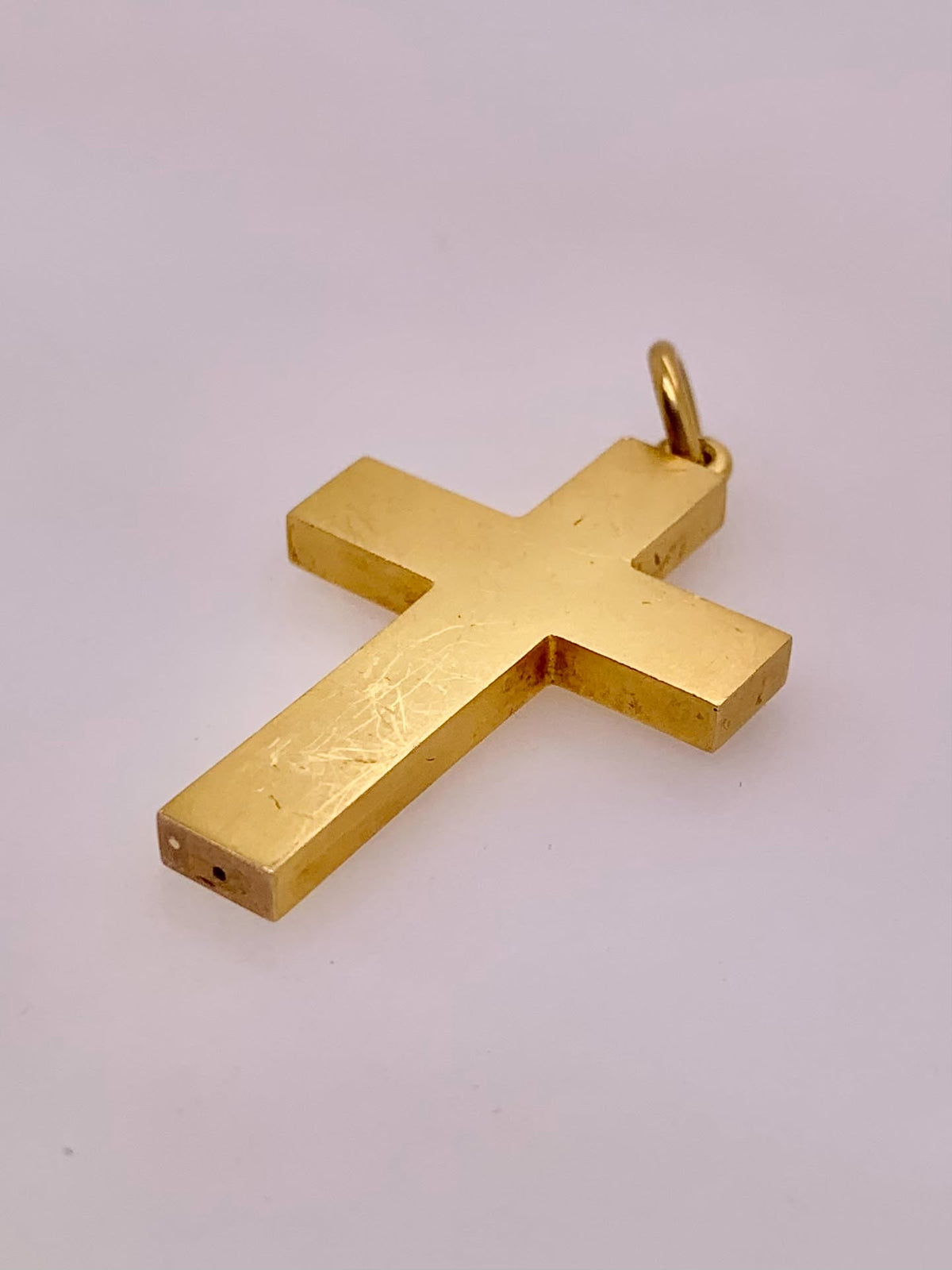 Estate 15K Cross Pendant
