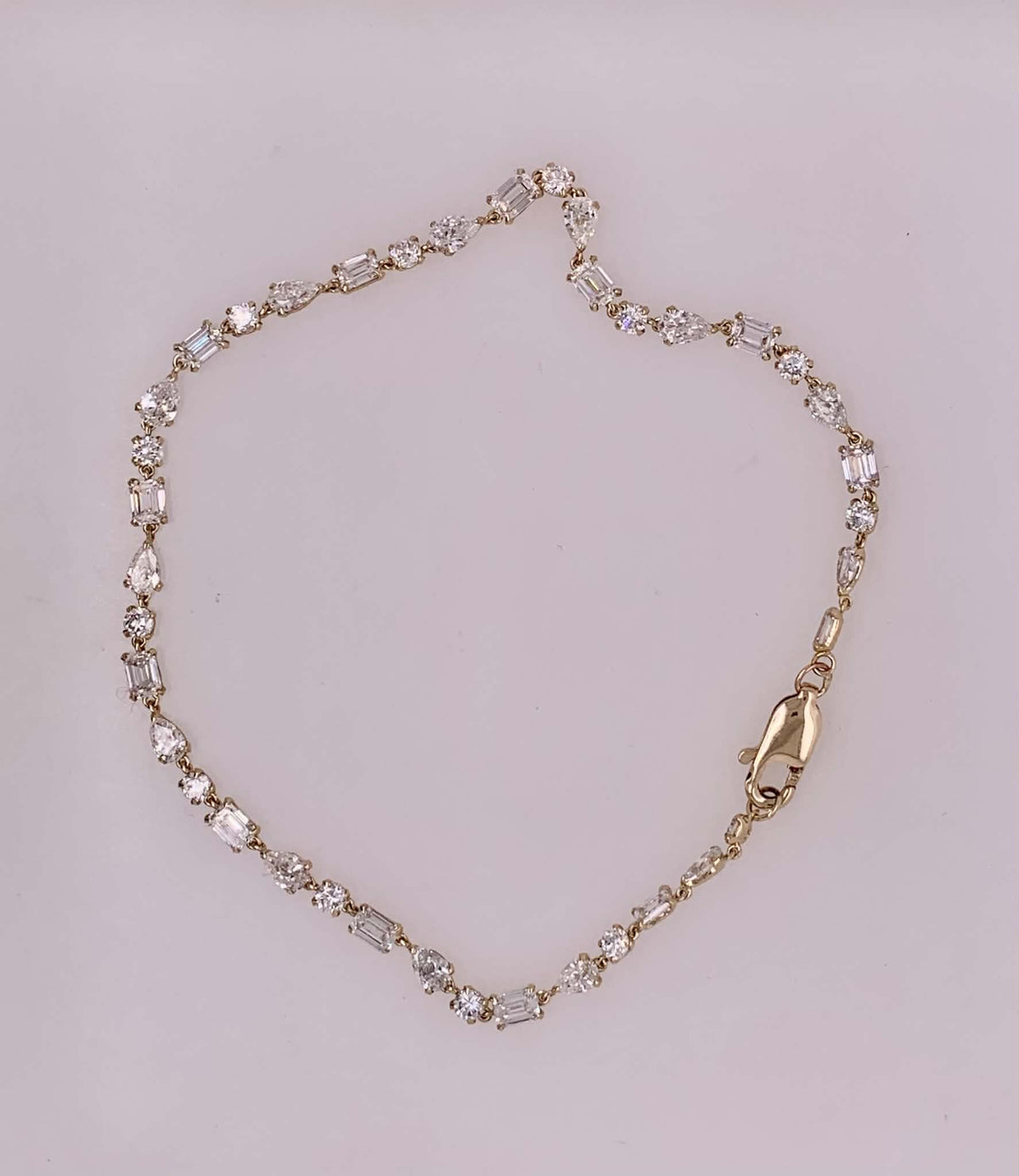14K Lab Diamond Tennis Bracelet