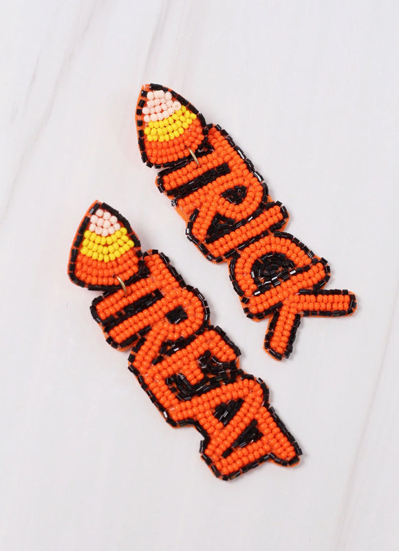 Trick or Treat Candy Corn Earring