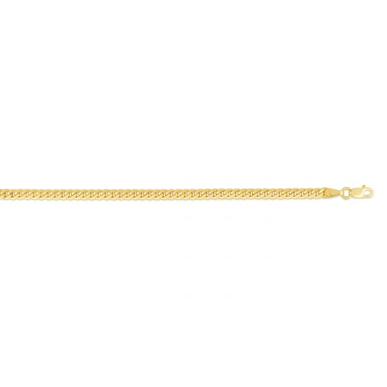 14K Gold 2.6mm Miami Cuban Chain
