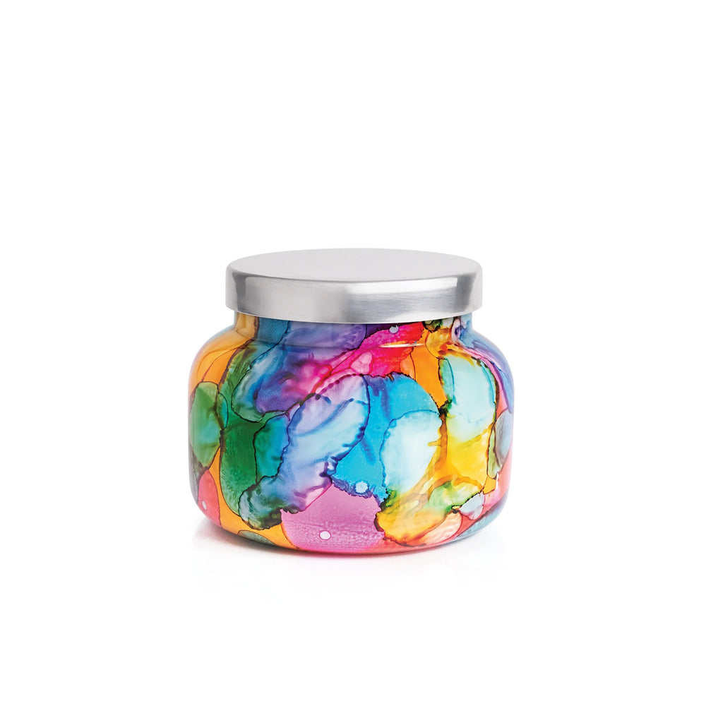 Volcano Rainbow Watercolor Signature Candle