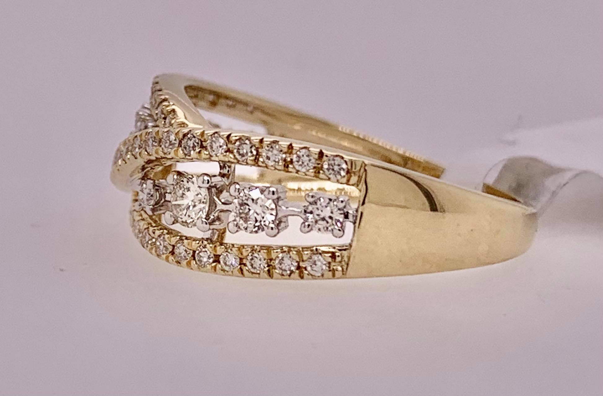 14K Diamond Ring