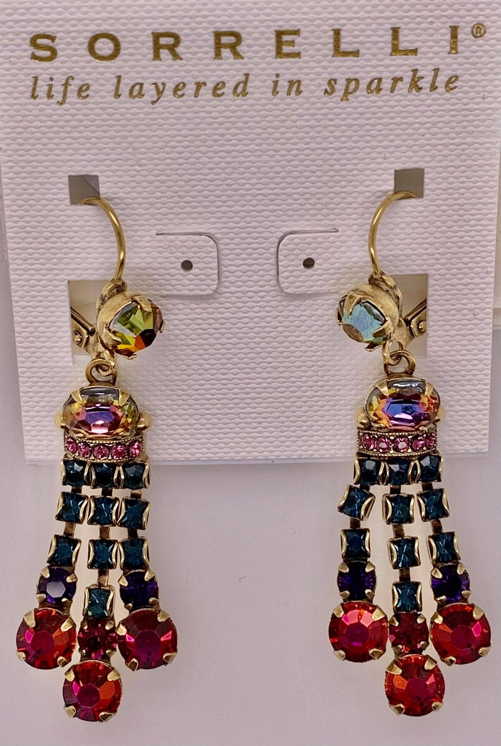 Three-Strand Dress-Up Dangle Earrings