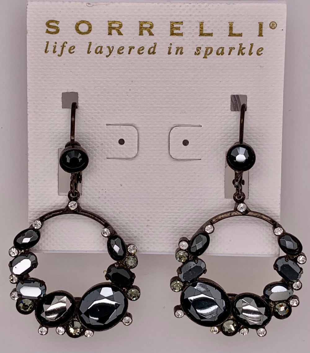 Cluster Hoop Earring