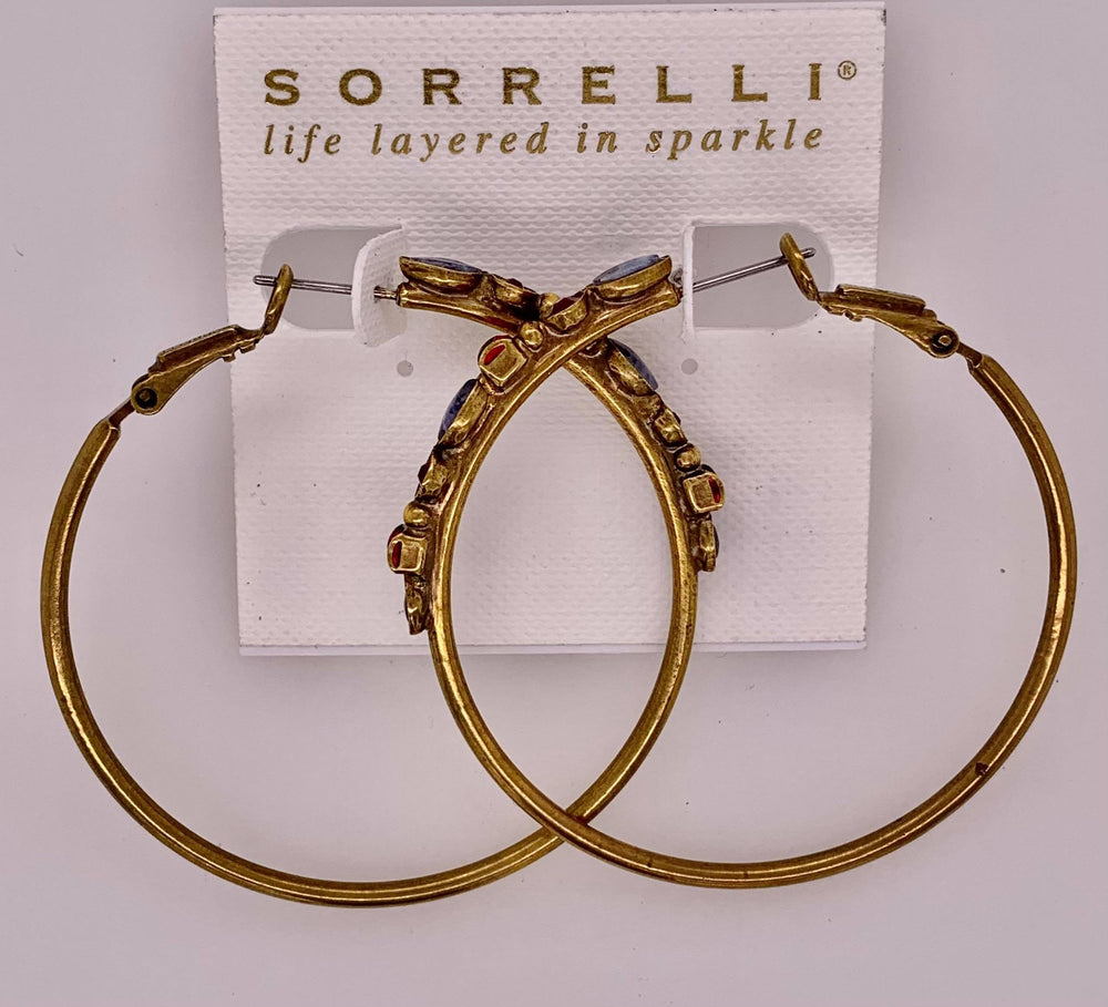 Sorrelli Mixed Media Hoop Earrings