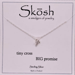 Skosh Pendant Tiny Cross