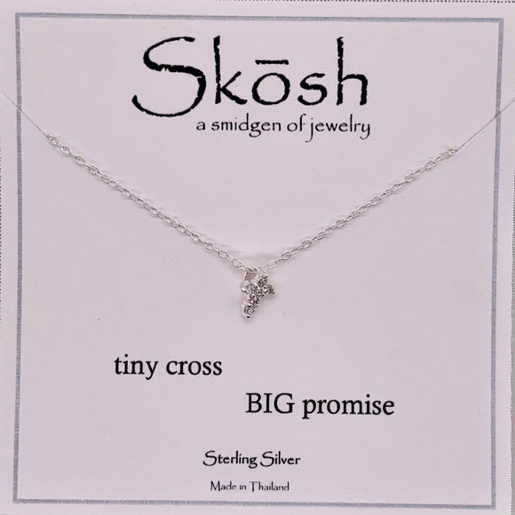 Skosh Pendant Tiny Cross