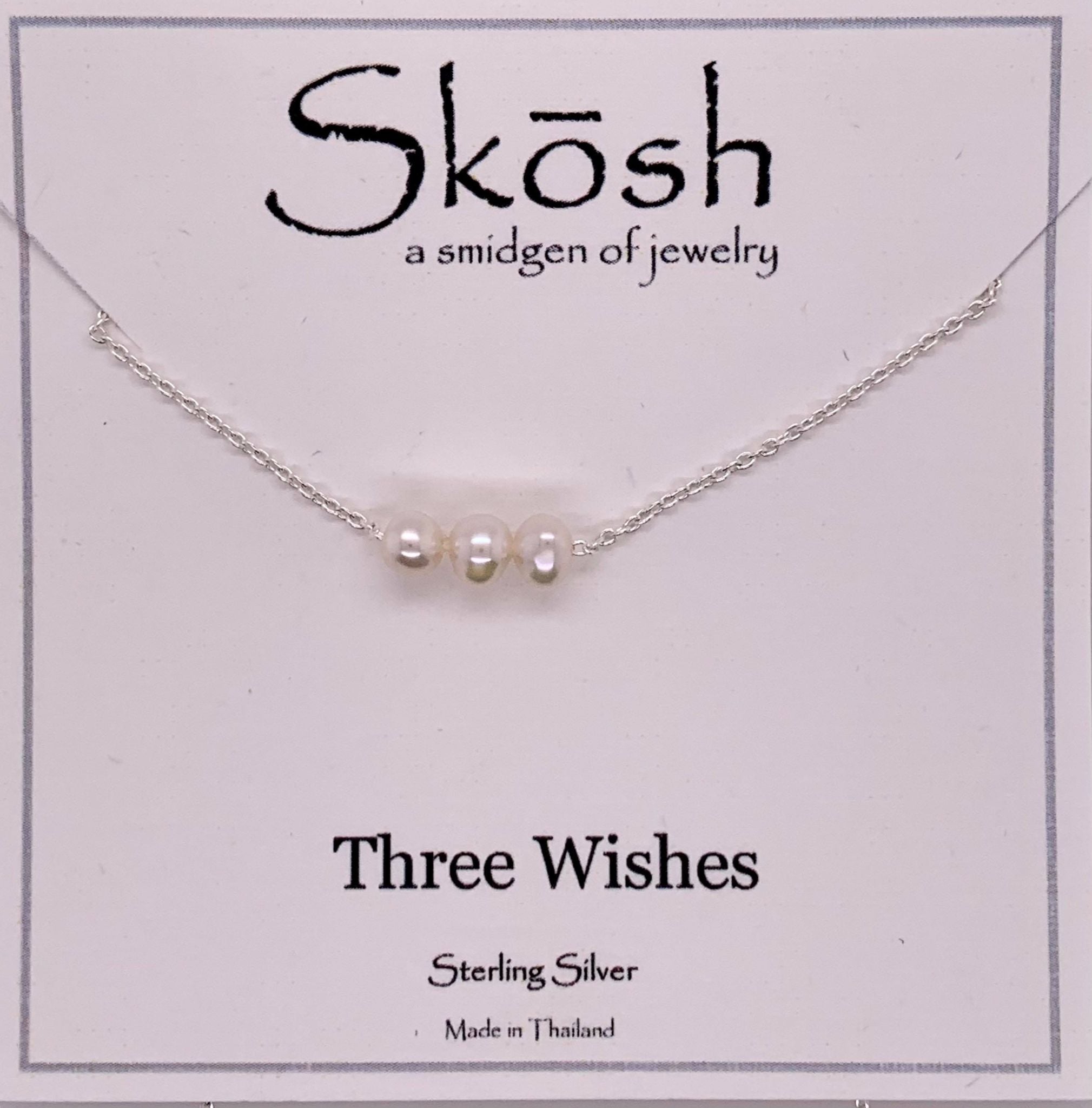 Skosh Pendant Three Wishes