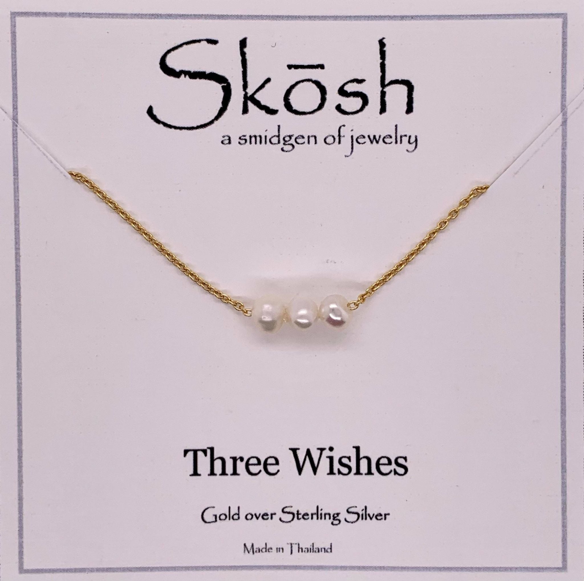 Skosh Pendant Three Wishes