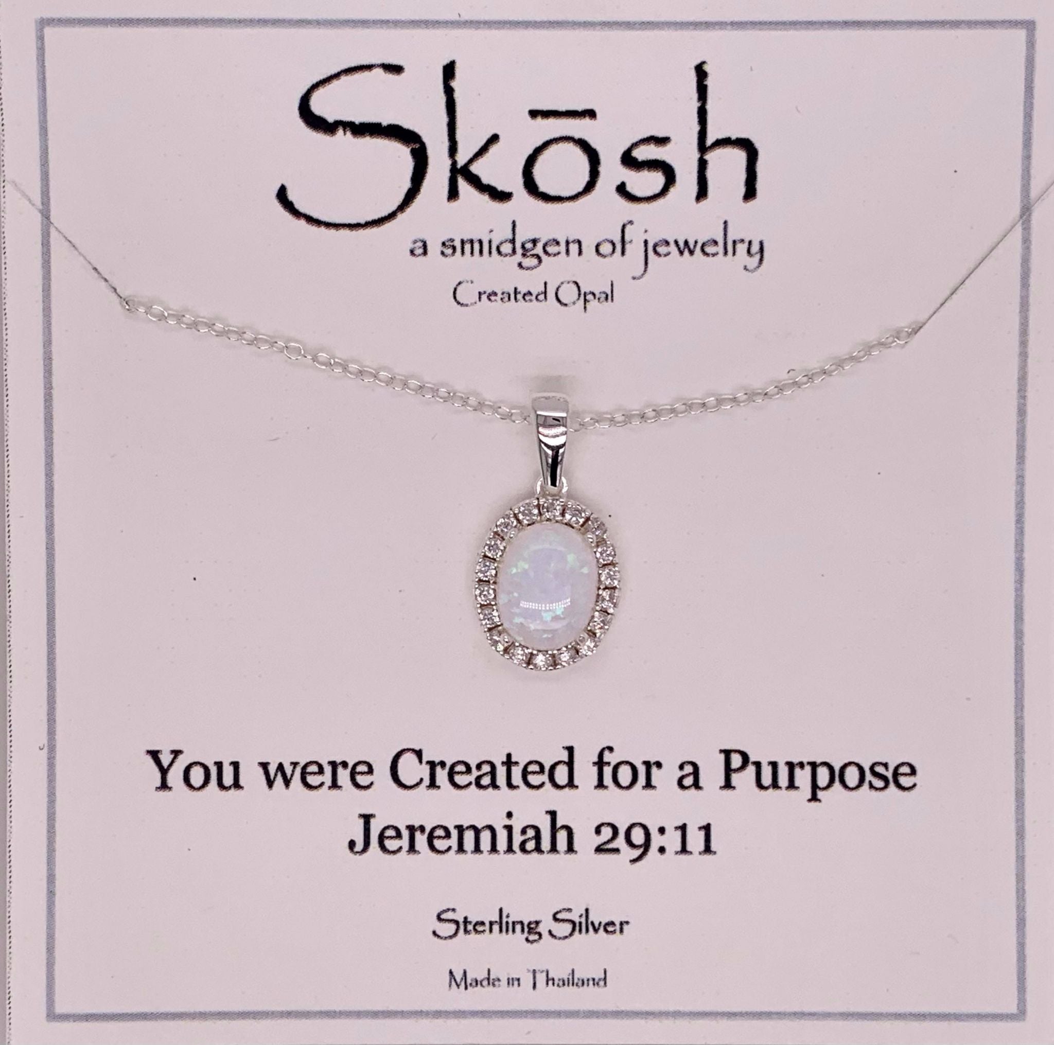 Skosh Pendant You Were Created For A Purpose