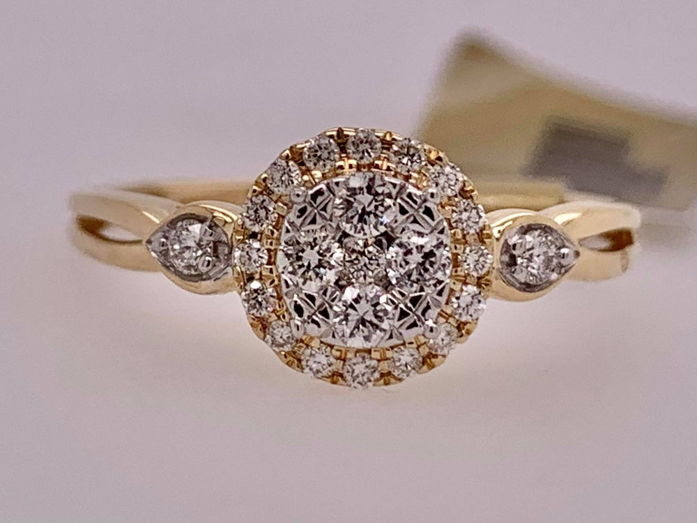 14K Diamond Ring