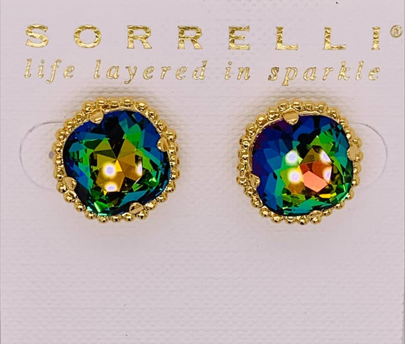Sorrelli Cushion-Cut Solitaire Earrings