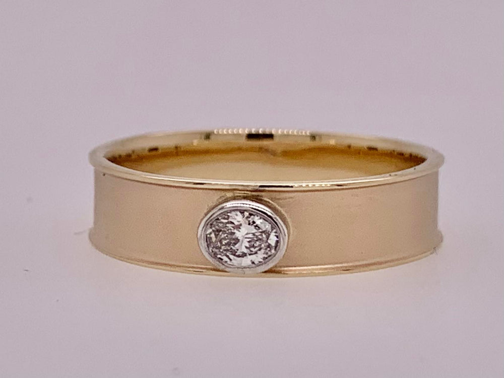 14K Diamond Band