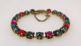 Repeating Round Tennis Bracelet