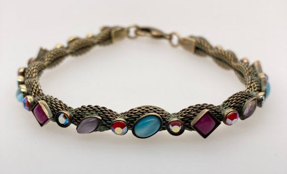 Multi-Stone Line Bracelet