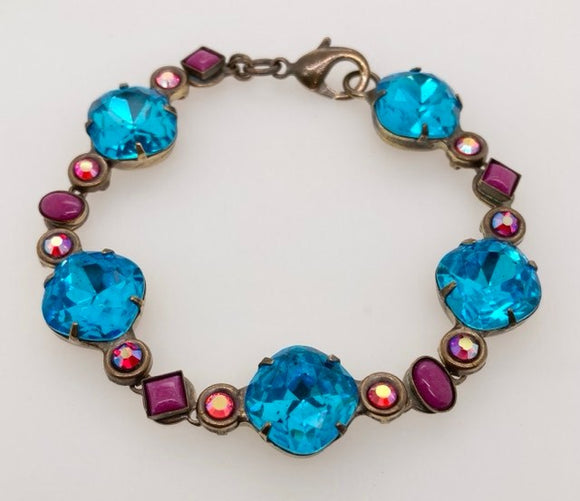 Cushion Station Line Bracelet