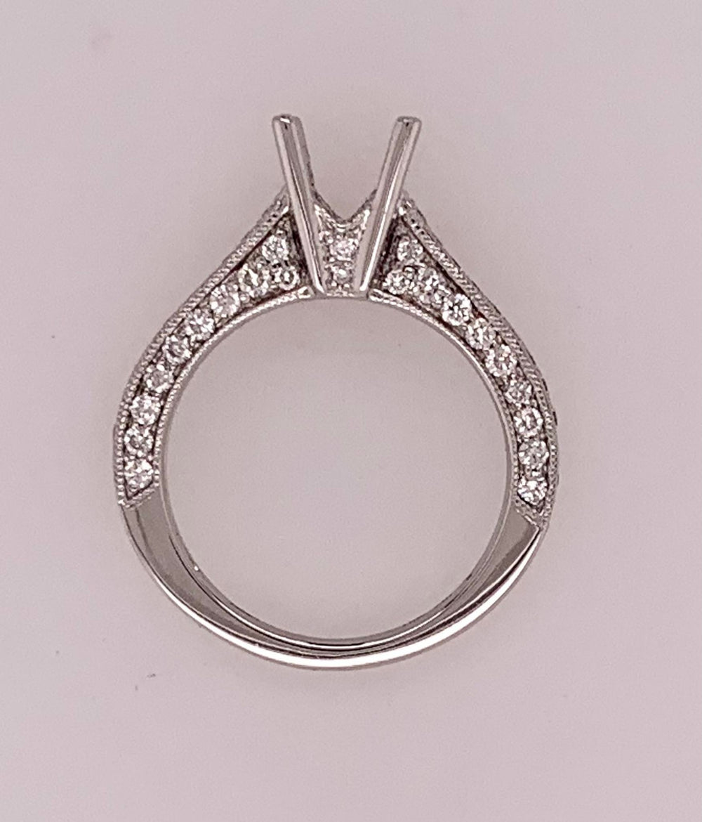 18K Diamond Semi-mount